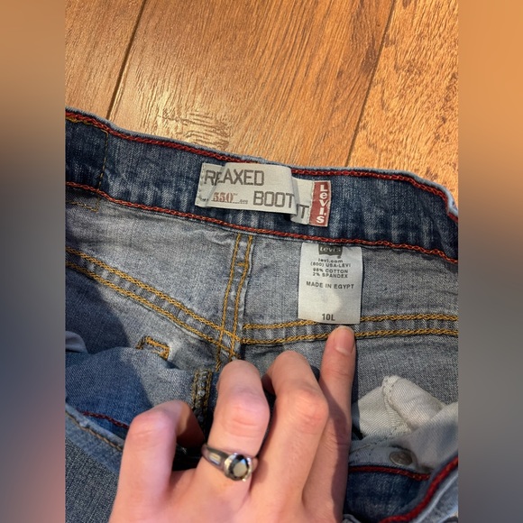 Vintage Levi’s 550 Relaxed Bootcut 98% cotton 2% spandex Denim Jeans - Picture 10 of 11